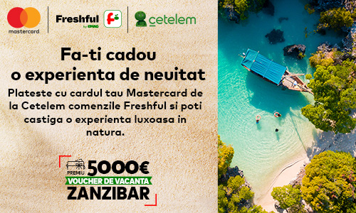 Mastercard Cetelem iti aduce un premiu special de la Freshfull by eMAG