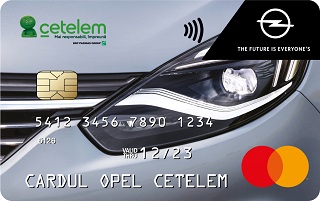 Card de cumparaturi Opel Cetelem